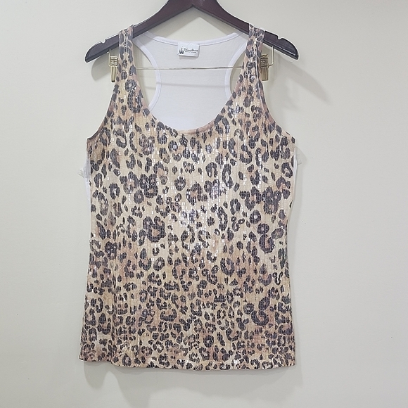 Disney Brown and Black Fitted Sleeveless Tank Top - Picture 1 of 10